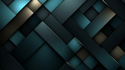 Fototapeta na wymiar a dark blue and black background with geometric shapes