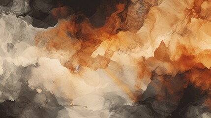 Trendy watercolor ink splashes and smokes in natural patterns for Wallpaper or stationary printing