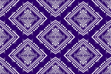 Ikat seamless pattern design for carpet,curtain,clothing, wrapping paper,wallpaper,texture,textiles,tile,fabric , batik.