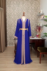 Traditional Moroccan Kaftan, handmade, traditional embroidery