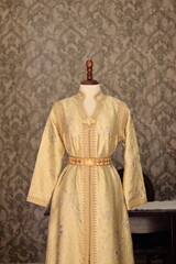 Obraz premium Traditional Moroccan Kaftan, handmade, traditional embroidery