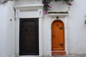Old wooden doors, Kasbah, Tangier