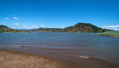 Lac du Salagou, barrage du Salagou, Hérault, 34, Occitanie; France