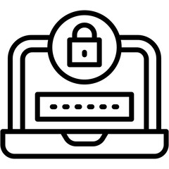 Vector Icon Password, Computer, Security, Lock, Restricted, Protection