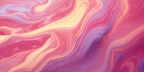Abstract fluid art background bright pink and purple colors, generative ai - obrazy, fototapety, plakaty