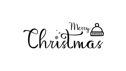Merry Christmas text. Greeting card. Modern brush calligraphy. Merry Christmas black and white. Hand drawn lettering to winter holiday,merry christmas hand drawn lettering banner.handwritten. text