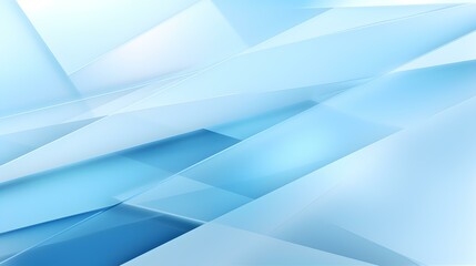 Abstract 3D Background of overlapping geometric Shapes. Futuristic Wallpaper in light blue Colors