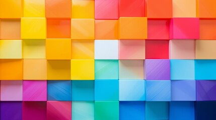 colorful 3d wallpaper with lots of different colors and shapes