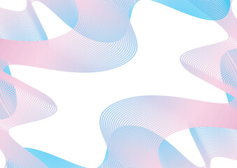 abstract wavy lines shapes background