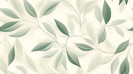  a close up of a wallpaper with a leafy pattern on the back of the back of the wall.  generative ai