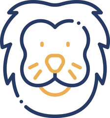 Vector Icon Lion, Mammal, Animal, Wildlife, Animal Kingdom, Zoo