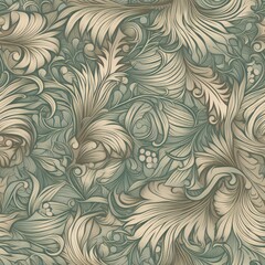 "Subtle Elegance: Organic Beauty in Seamless Patterns" Generated Ai.