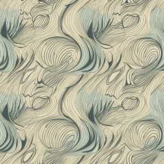 "Subtle Elegance: Organic Beauty in Seamless Patterns" Generated Ai.