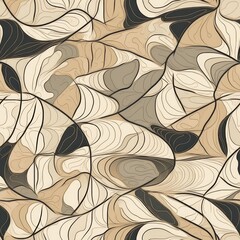 "Whispering Leaves: A Subtle Organic Touch in Seamless Fashion" Generated Ai.