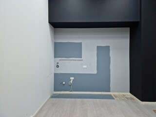 Empty Kitchen Before Installing New Kitchen During House