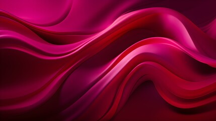 Obraz premium Abstract 3D Background of fluid Shapes in hot pink Colors. Dynamic Template for Product Presentation