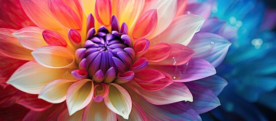 Obraz premium During the holidays I love to travel to different parks and immerse myself in nature capturing the vibrant colors of flowers through close up macro photography during the daytime