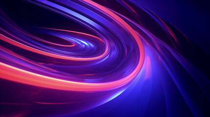 Obraz premium 3d render. Digital ultraviolet wallpaper. abstract neon background. Glowing wave background