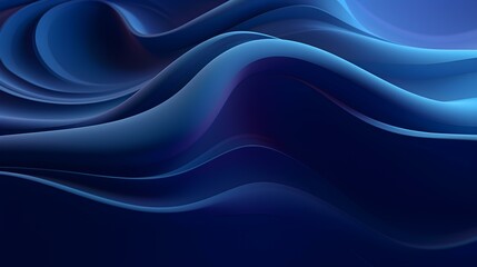 Abstract 3D Background of fluid Shapes in sky blue Colors. Dynamic Template for Product Presentation