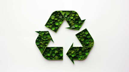 green recycle sign 