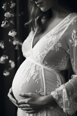 Exquisite Details: A Closer Look at Clothing in Pregnancy Photos
