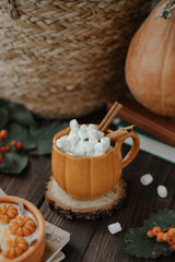 coffee and cinnamon