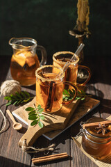 Apple cider is an autumn warming drink