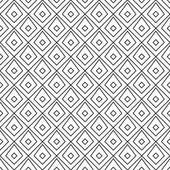 Repeated rhombuses, kites, diamonds background. Ethnic wallpaper. Seamless surface pattern design with scales ornament. Ornamental motif. Digital paper for textile print, web designing. Vector art.