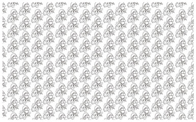 medical personnel line art Pattern Background