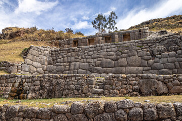 Fototapeta na wymiar ruínas incas na cidade de Cusco, Peru
