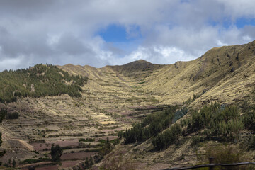 paisagem natural na cidade de Cusco, Peru