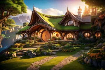  hobbit home, a unique and magical dwelling