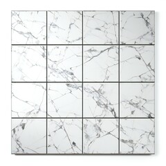 White marble tiles texture background pattern with high resolution