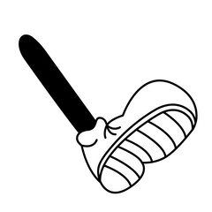 Retro 30s cartoon mascot foot characters