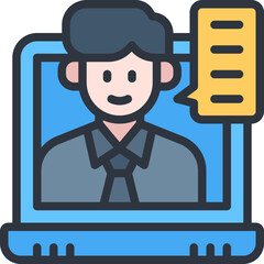 Online Interview Icon