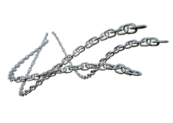 chain isolated on white
