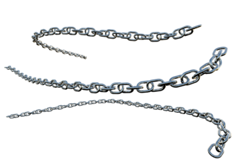 chain isolated on white