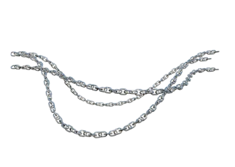 Foto op Plexiglas chain isolated on white © Diem
