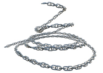 chain isolated on white