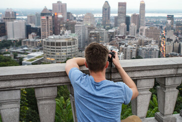A photographer in Montreal