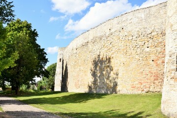 Fototapeta na wymiar Izborsk Walls of an ancient fortress. Russia