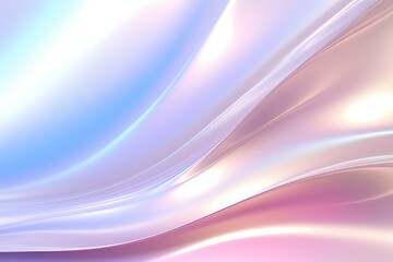  Shiny iridescent pearl big wave background - obrazy, fototapety, plakaty