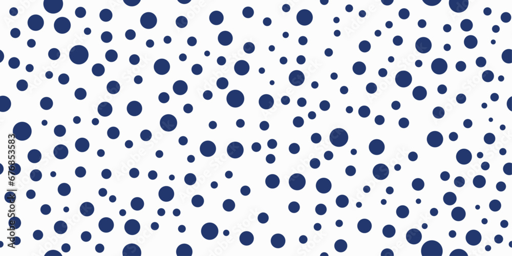 Poster pattern of dots. blue regular dots on a white background.