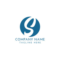 Fototapeta premium Professional s letter logo for all kinds of business. S letter logo design free download. Masterday letter logo design