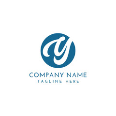 Obraz premium Professional y letter logo for all kinds of business. Y letter logo design free download. Masterday letter logo design