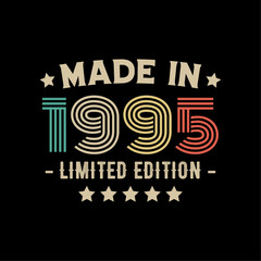 Made in 1995 limited edition t-shirt design