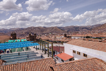 vista da cidade de Cusco, Peru