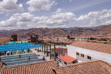 Obraz premium vista da cidade de Cusco, Peru