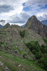 Fototapeta na wymiar Ruínas da cidade inca de Machu Picchu, Peru