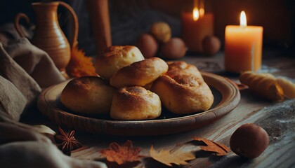 Potato rolls, fall season baking, Thanksgiving cooking
